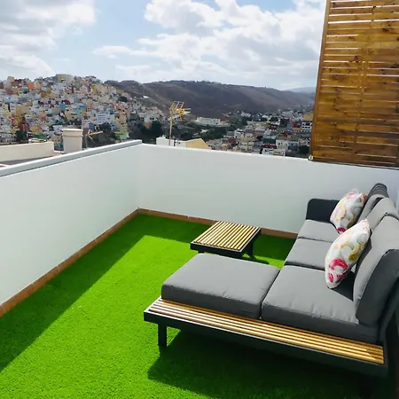 아파트 El Balcon De San Nicolas 라스팔마스